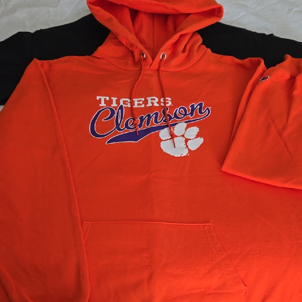 Clemson Tigers Orange Hoodie champion brand